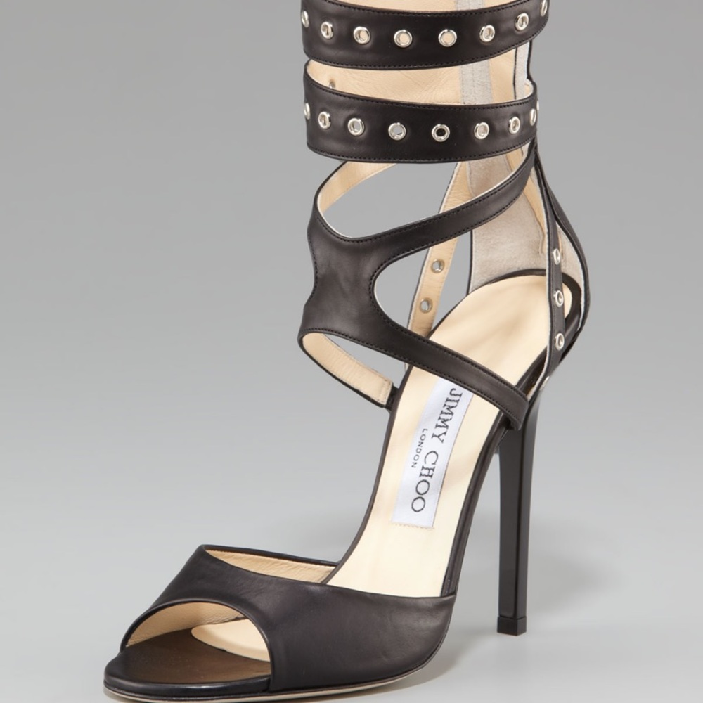 Jimmy Choo Grommet High Heels